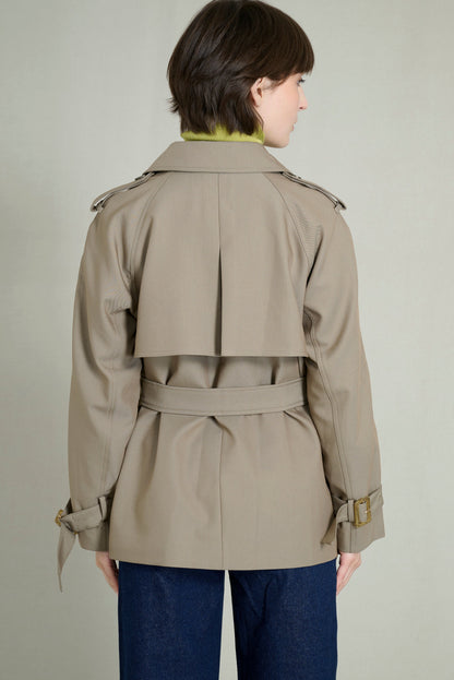 Taupe Trench Coat 3