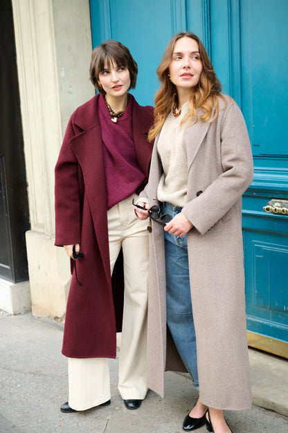 Taupe coat 1