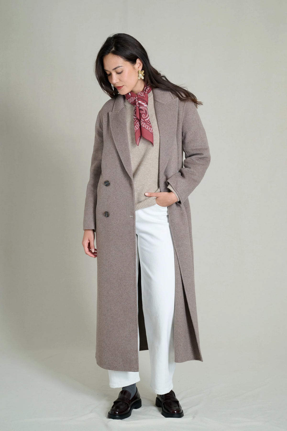 Taupe coat 3