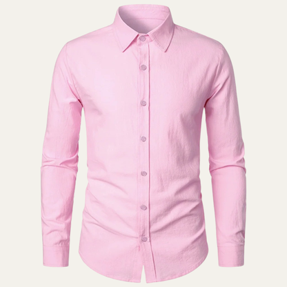 The Quirinale Men’s Lightweight Cotton Linen Business Shirt 2