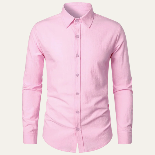The Quirinale Men’s Lightweight Cotton Linen Business Shirt 2