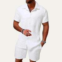 The Taranto Men’s Summer Beach Set – Shirt and Shorts 0