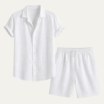 The Taranto Men’s Summer Beach Set – Shirt and Shorts 6