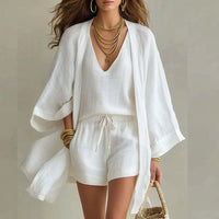 Tiffany | Women's Three Piece V-Neck Set 0
