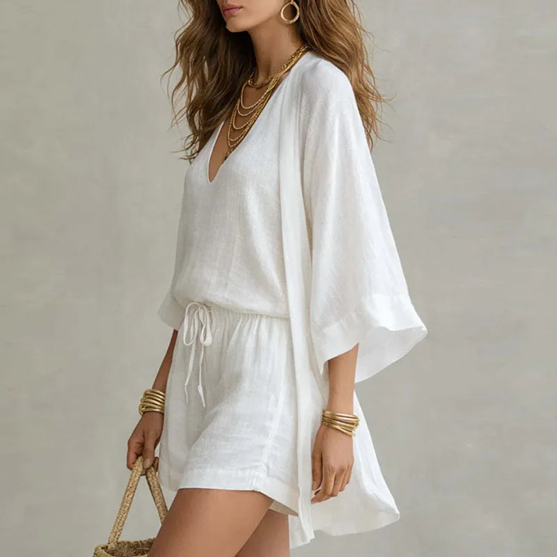 Tiffany | Women's Three Piece V-Neck Set 1