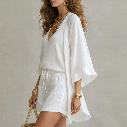 Tiffany | Women's Three Piece V-Neck Set 1