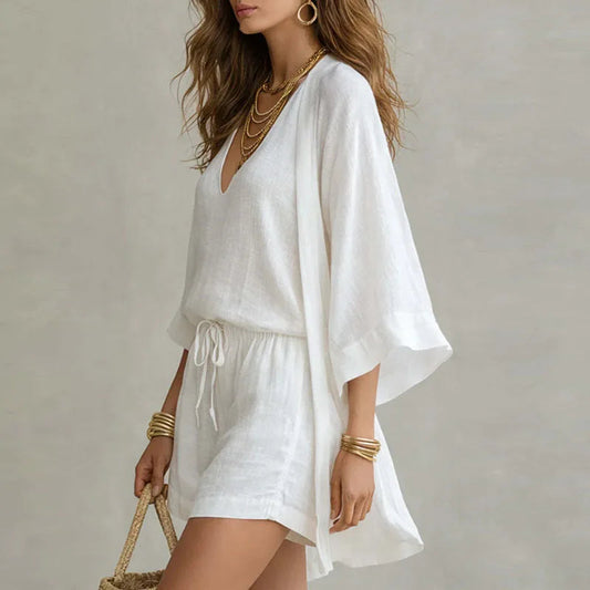 Tiffany | Women's Three Piece V-Neck Set 1