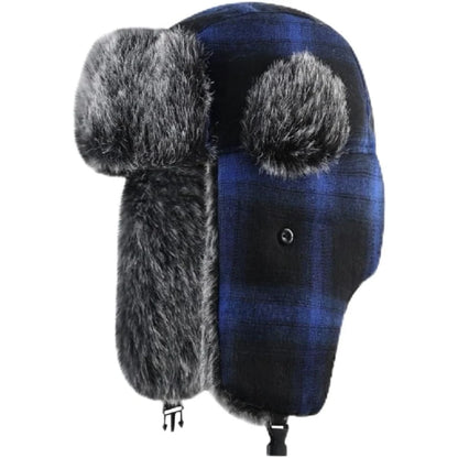 Trapper Winter Hat with Fur Lining - Sasha 1