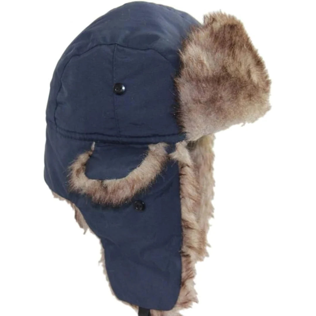 Trapper Winter Hat with Fur Lining - Sasha 6