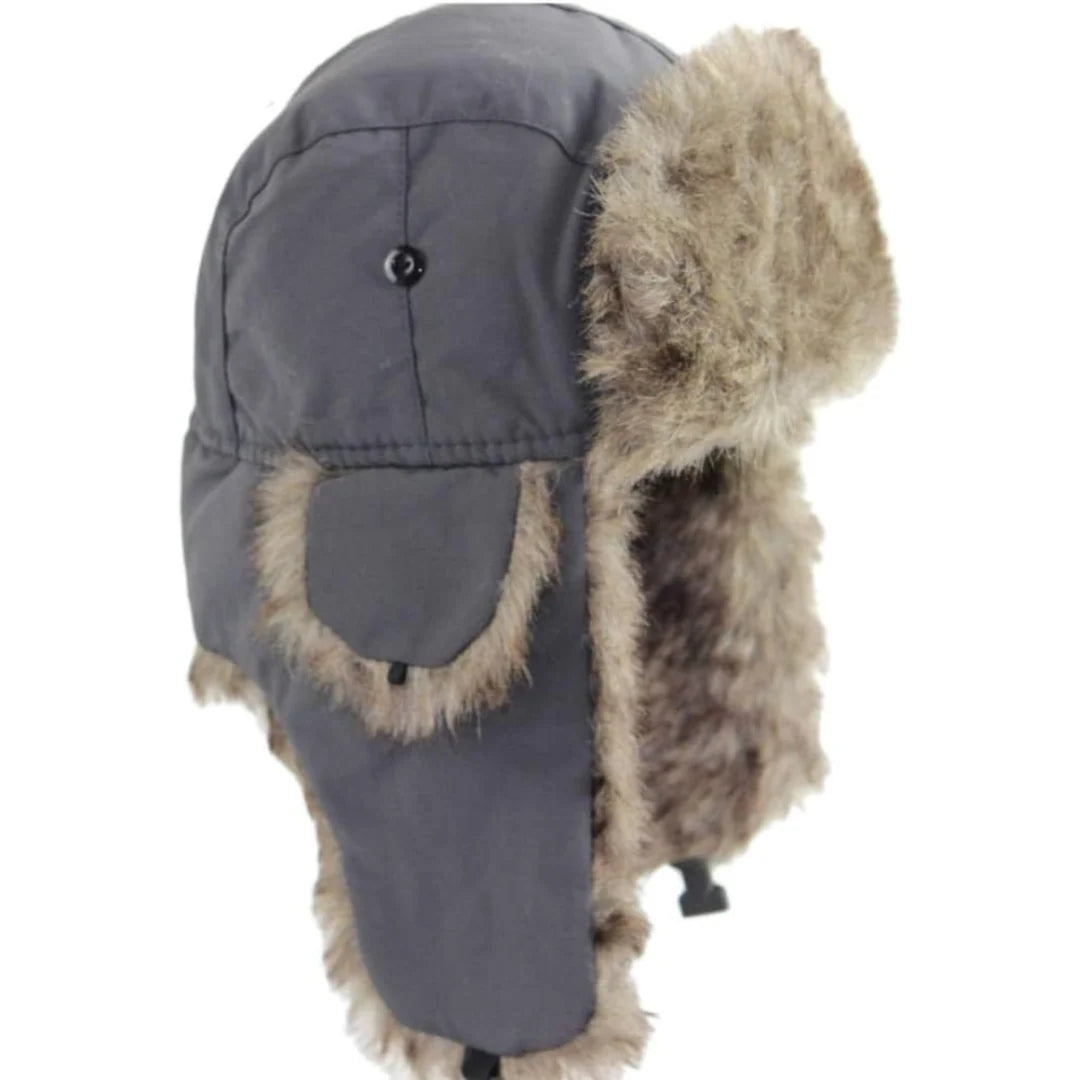 Trapper Winter Hat with Fur Lining - Sasha 7
