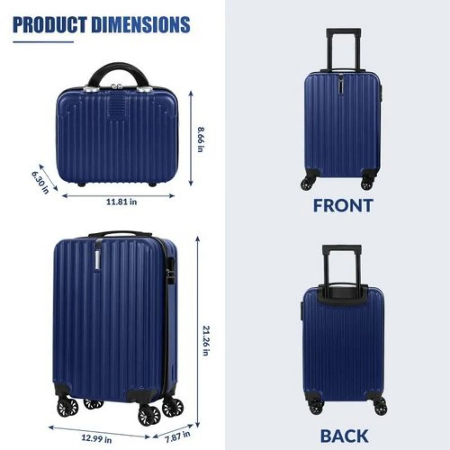 TravelMate | 2-Piece Luggage Set with 360° Spinner Wheels | Lightweight & Expandable for Effortless Family Travel 1
