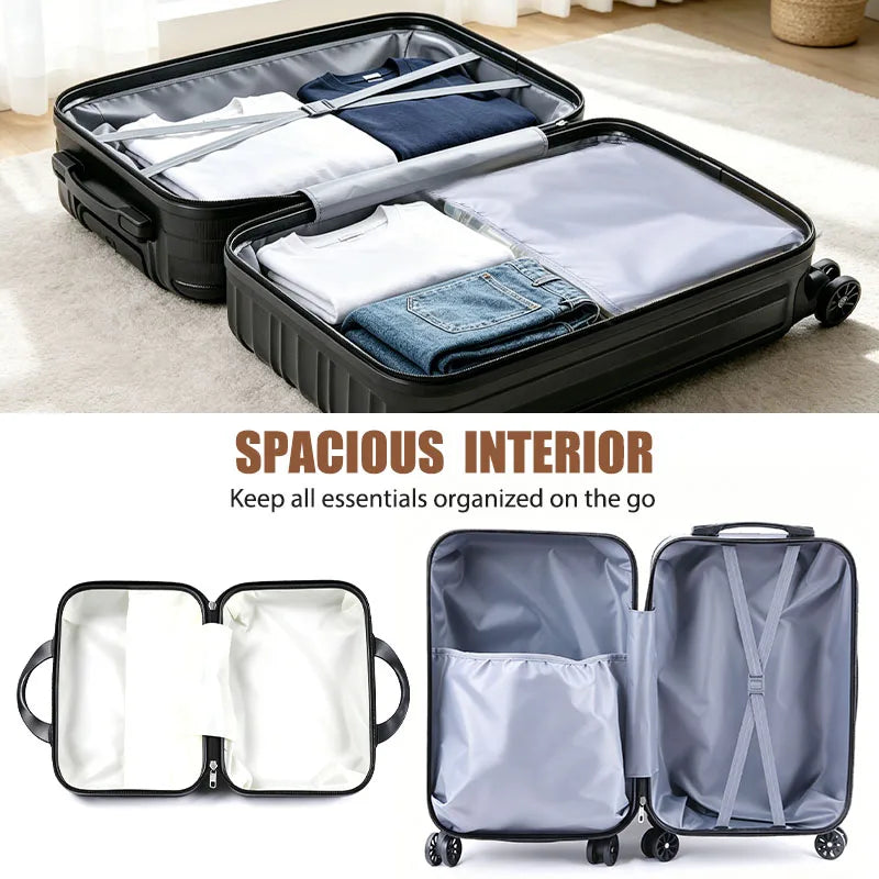 TravelMate | 2-Piece Luggage Set with TSA Lock & USB Port | Lightweight, Durable Design for Effortless Travel 1