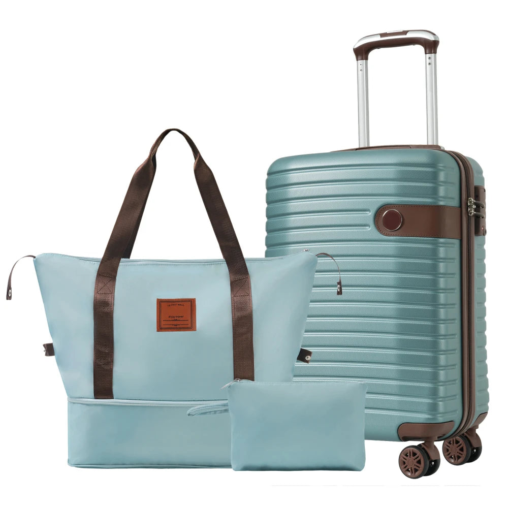 TravelMate | 3-Piece Luggage Set with Lightweight Hardshell Design | Airline Approved for Effortless Travel 12