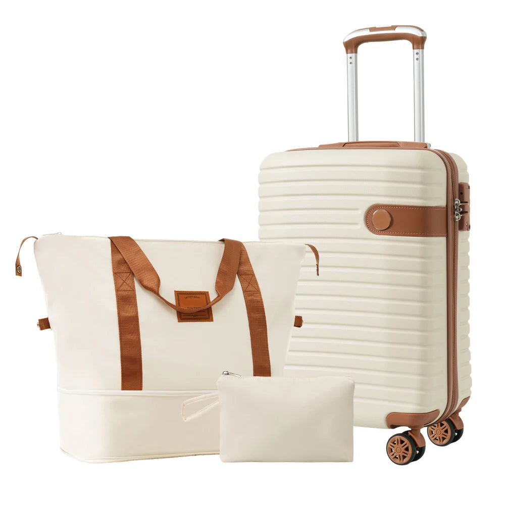 TravelMate | 3-Piece Luggage Set with Lightweight Hardshell Design | Airline Approved for Effortless Travel 2