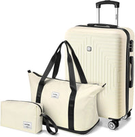 TravelMate | 3-Piece Luggage Set with TSA Lock & Expandable Duffle Bag | Durable Travel Solution for All Your Needs 0