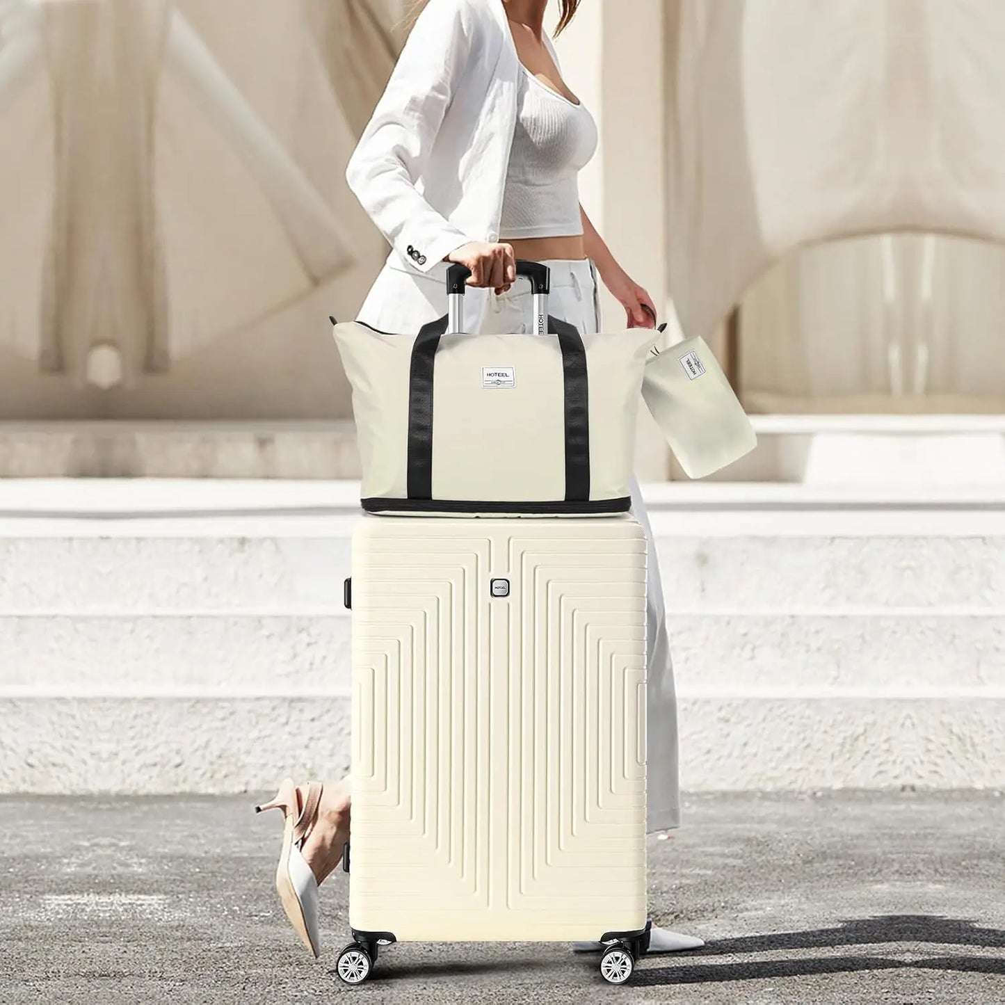 TravelMate | 3-Piece Luggage Set with TSA Lock & Expandable Duffle Bag | Durable Travel Solution for All Your Needs 1