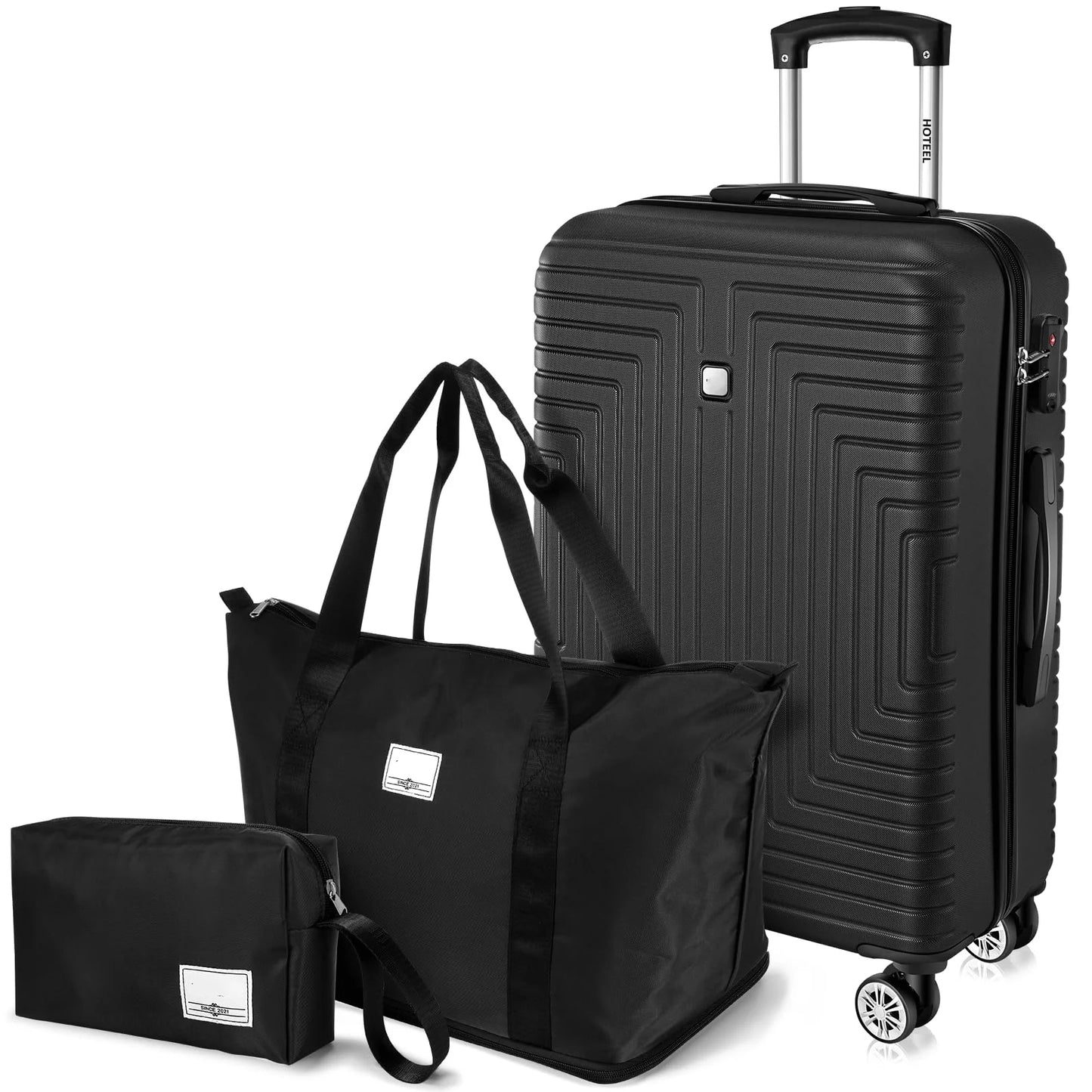TravelMate | 3-Piece Luggage Set with TSA Lock & Expandable Duffle Bag | Durable Travel Solution for All Your Needs 7