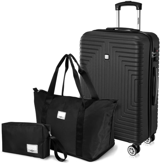 TravelMate | 3-Piece Luggage Set with TSA Lock & Expandable Duffle Bag | Durable Travel Solution for All Your Needs 7
