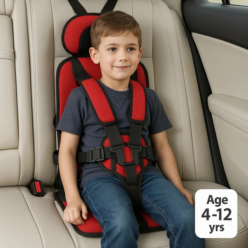 Travel Buddy | Portable Child Car Seat with 5-Point Harness | Lightweight & Foldable for Safe Travel 10