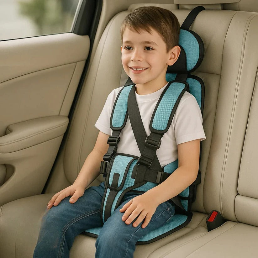 Travel Buddy | Portable Child Car Seat with 5-Point Harness | Lightweight & Foldable for Safe Travel 11