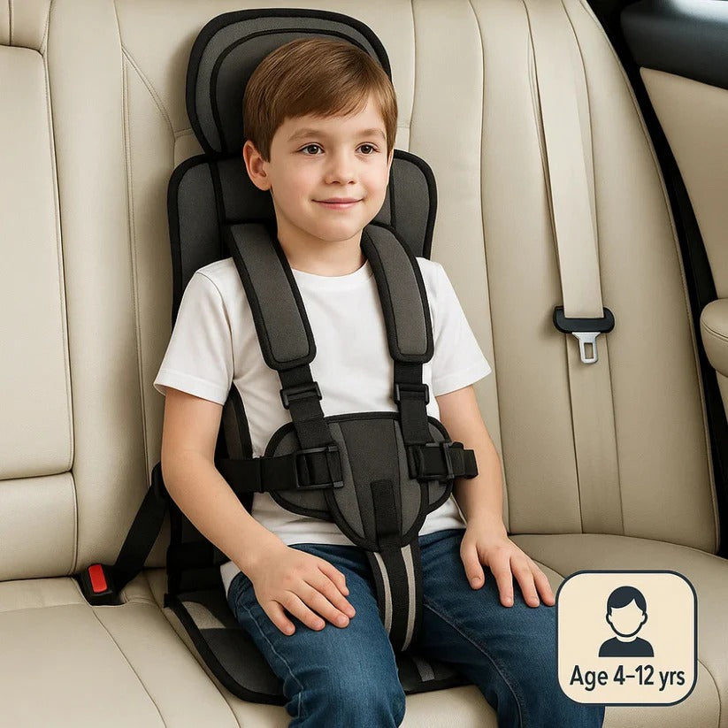 Travel Buddy | Portable Child Car Seat with 5-Point Harness | Lightweight & Foldable for Safe Travel 3