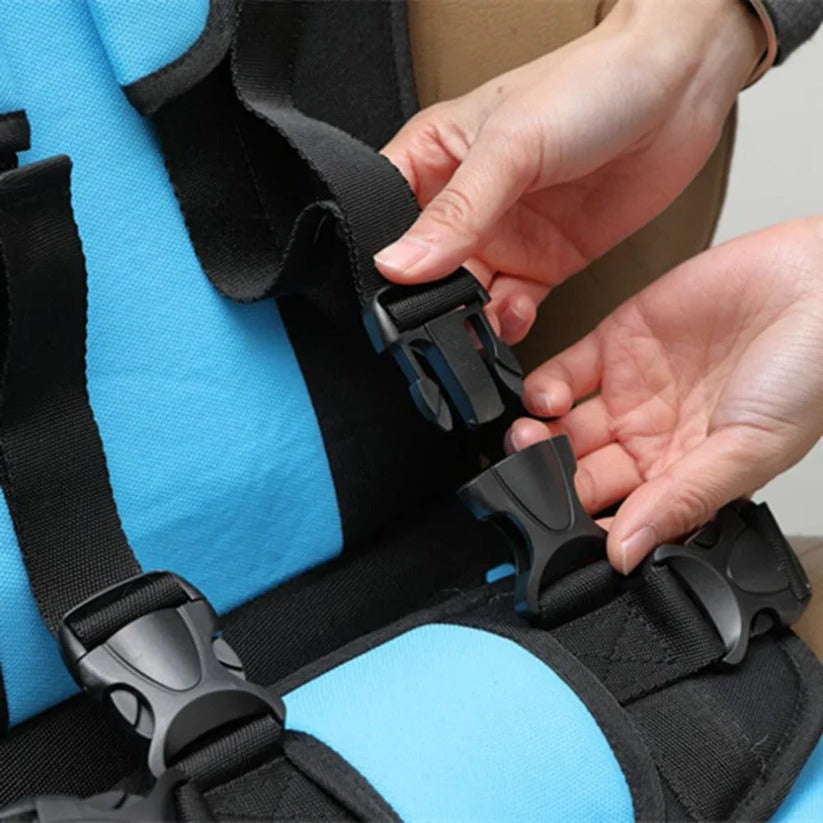 Travel Buddy | Portable Child Car Seat with 5-Point Harness | Lightweight & Foldable for Safe Travel 7