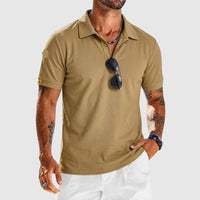 Tyler | Textured Performance Polo Shirt 0