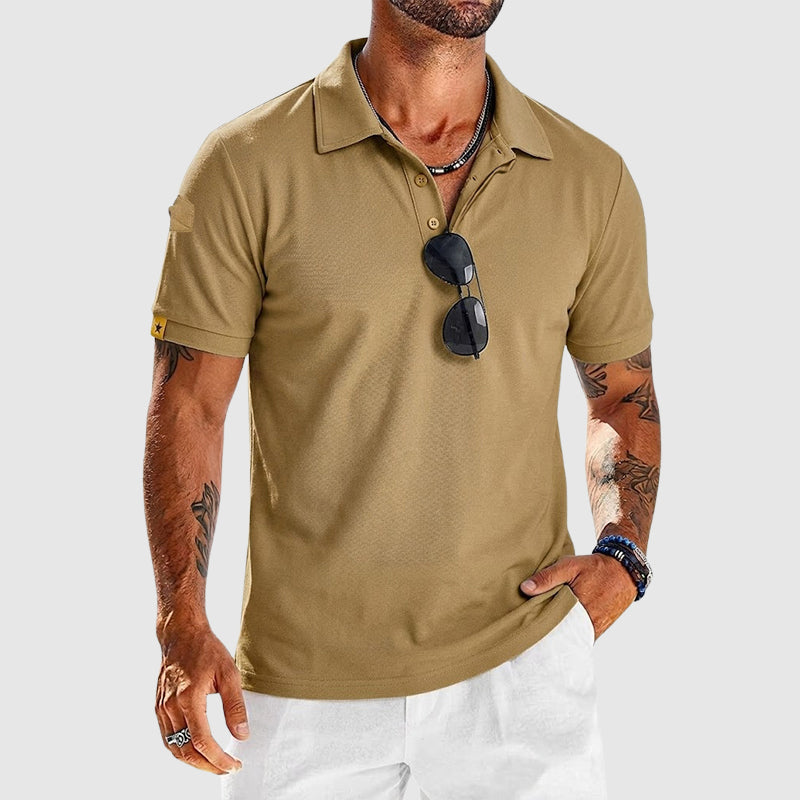 Tyler | Textured Performance Polo Shirt 0