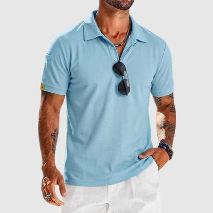 Tyler | Textured Performance Polo Shirt 3