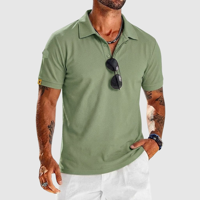 Tyler | Textured Performance Polo Shirt 4