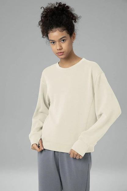 Velvra Modal Crewneck Long Sleeve Sweatshirt 10