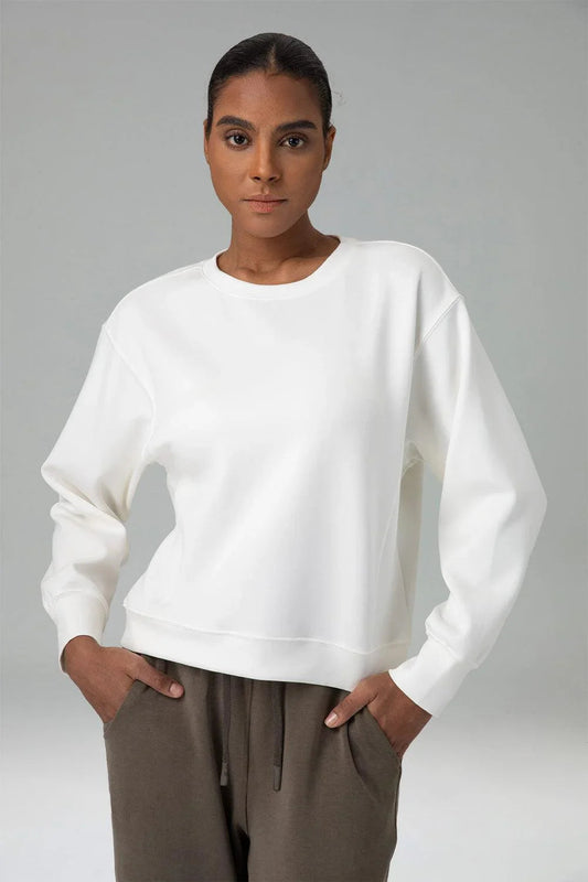 Velvra Modal Crewneck Long Sleeve Sweatshirt 12