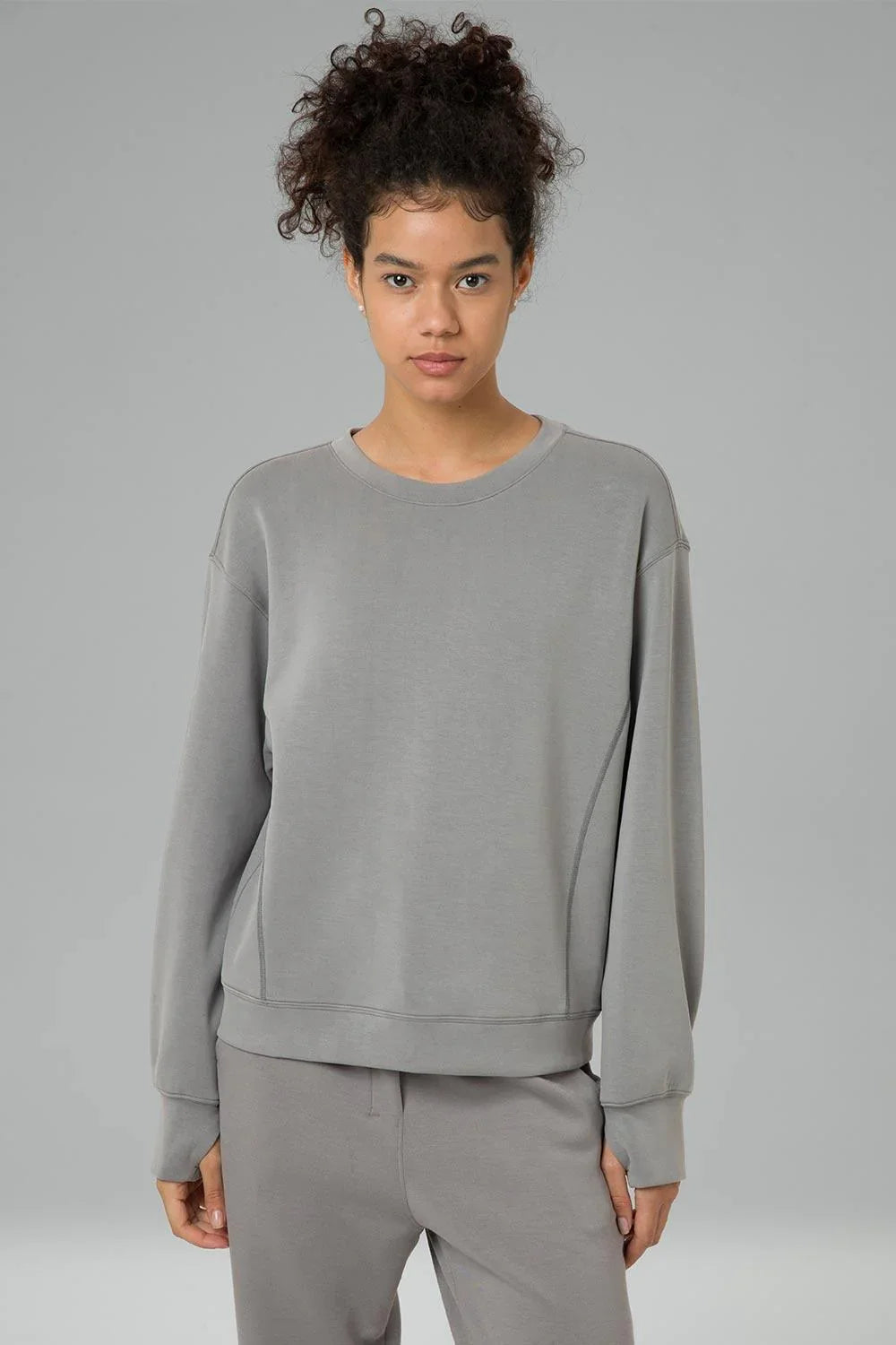 Velvra Modal Crewneck Long Sleeve Sweatshirt 13