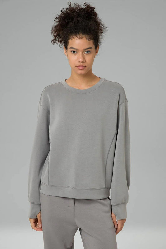 Velvra Modal Crewneck Long Sleeve Sweatshirt 13