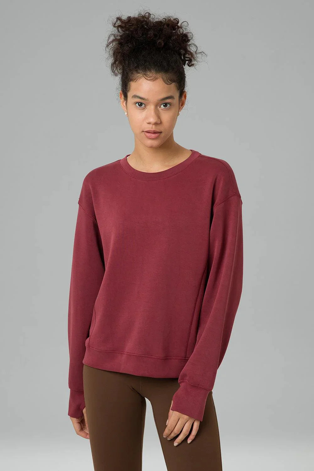Velvra Modal Crewneck Long Sleeve Sweatshirt 14