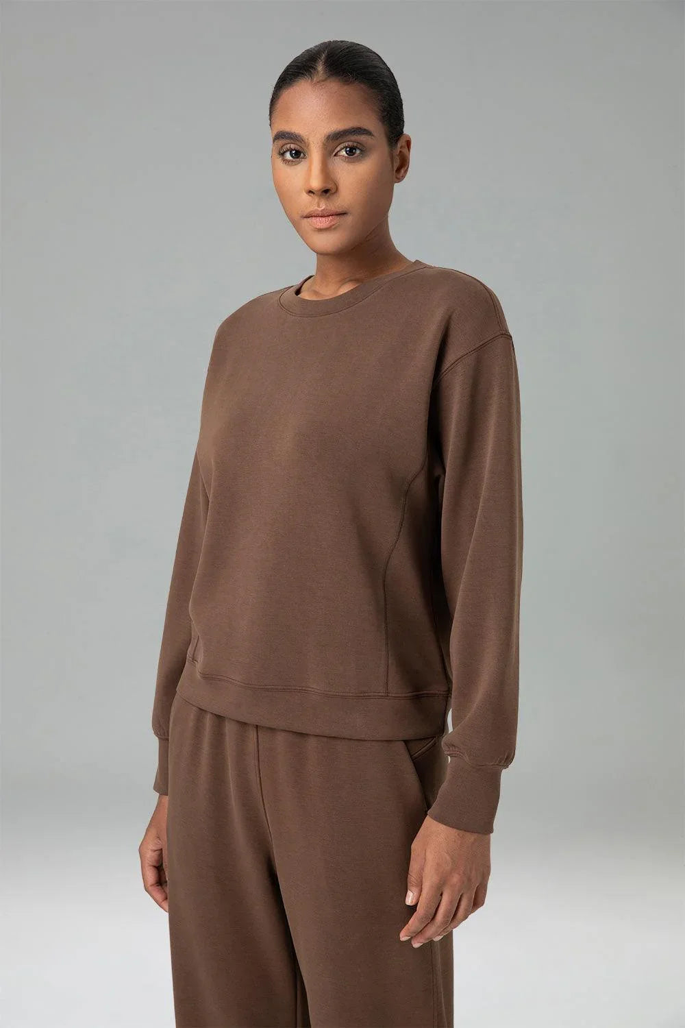Velvra Modal Crewneck Long Sleeve Sweatshirt 18