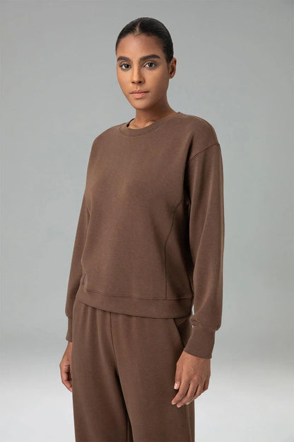 Velvra Modal Crewneck Long Sleeve Sweatshirt 18