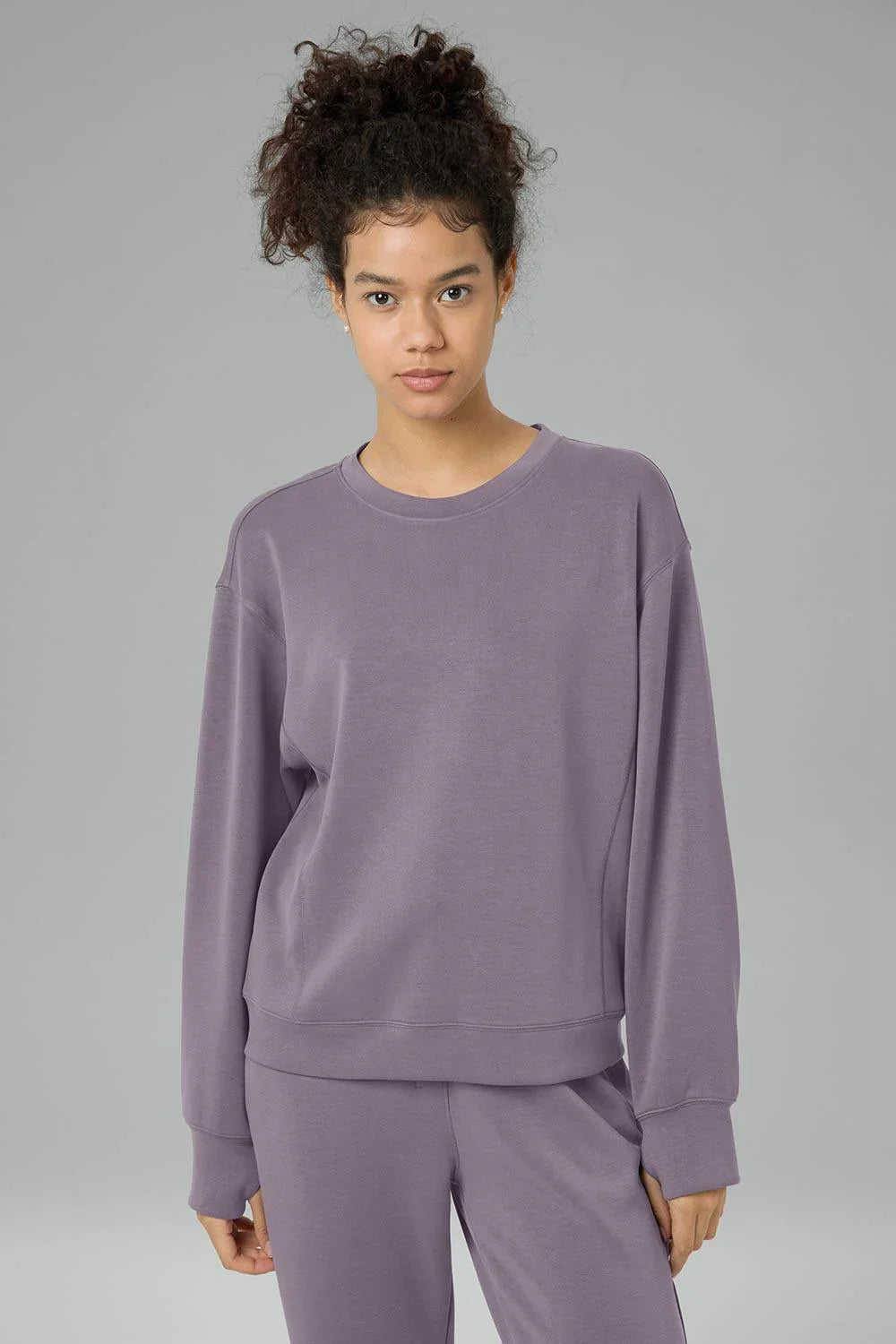 Velvra Modal Crewneck Long Sleeve Sweatshirt 5