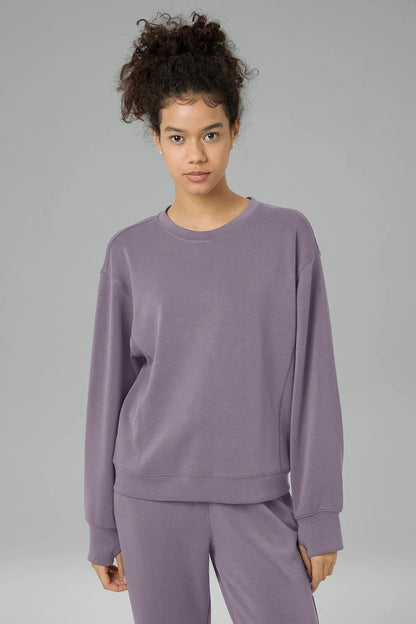 Velvra Modal Crewneck Long Sleeve Sweatshirt 5