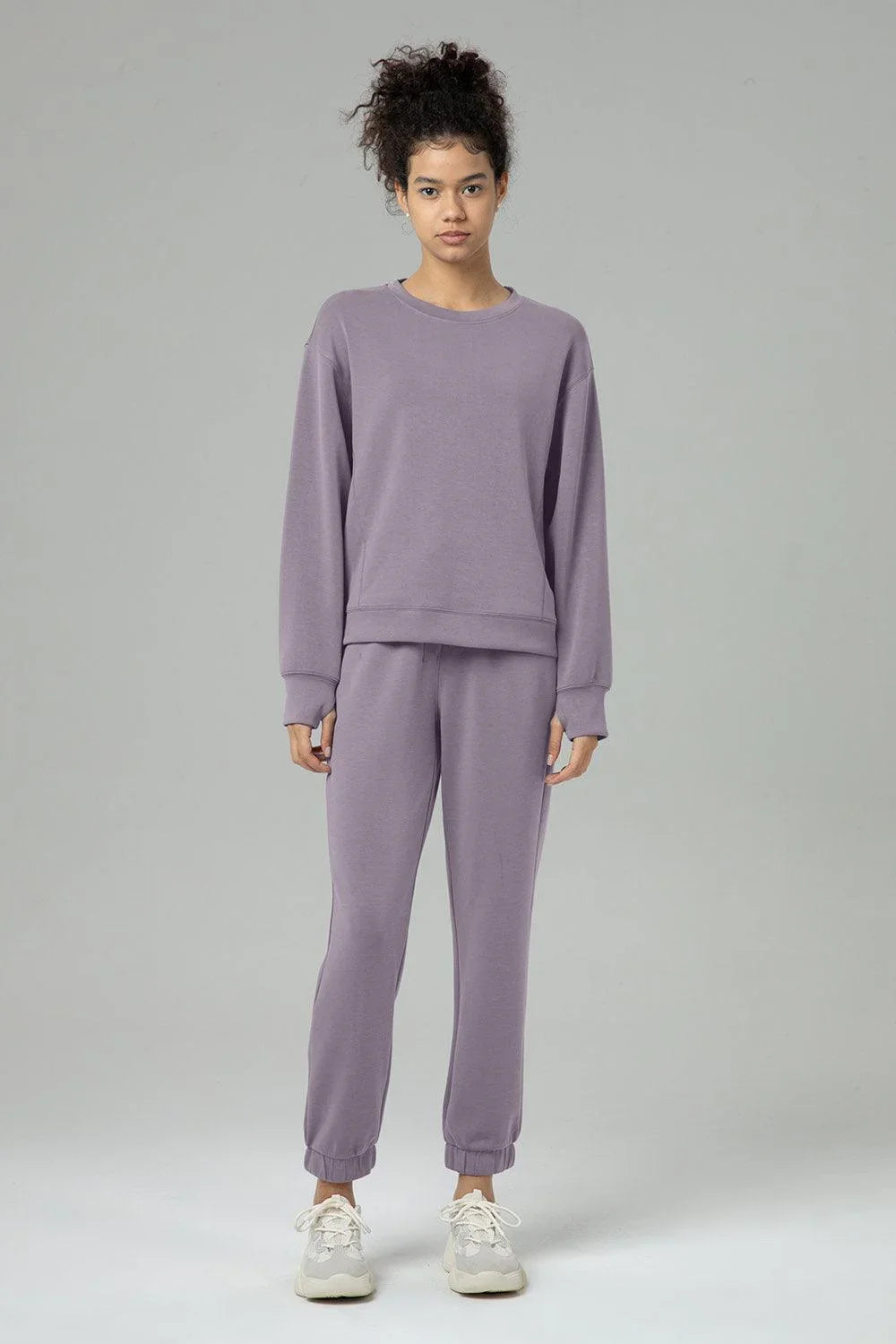 Velvra Modal Crewneck Long Sleeve Sweatshirt 8