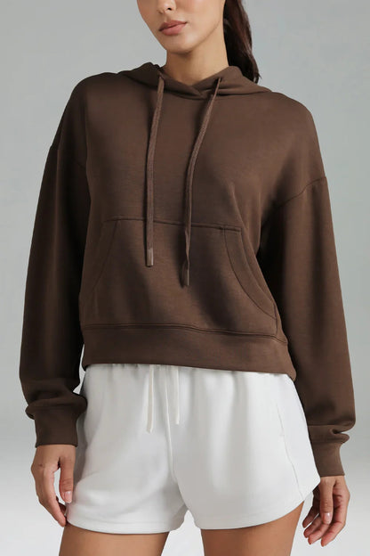 Velvra Modal Cropped Pullover Hoodie 6