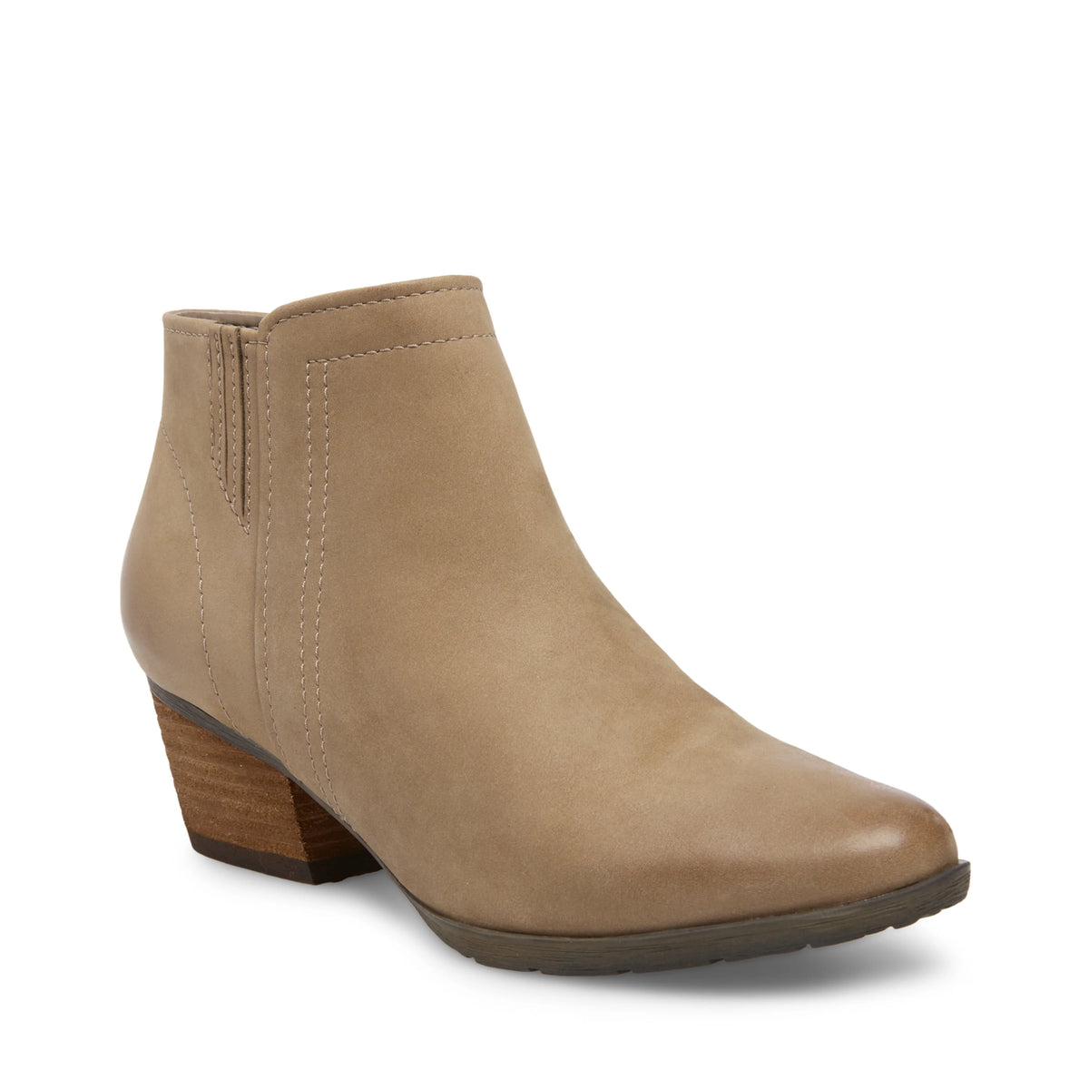 Vero Ankle Booties | Waterproof Nubuck Leather, Block Heel 12