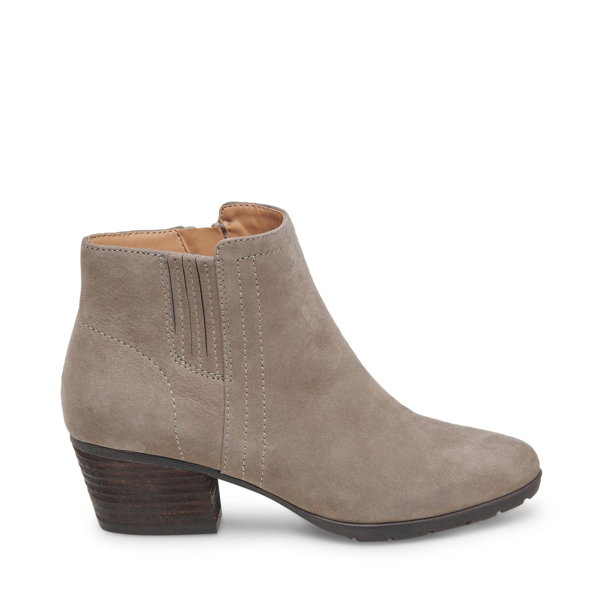Vero Ankle Booties | Waterproof Nubuck Leather, Block Heel 13
