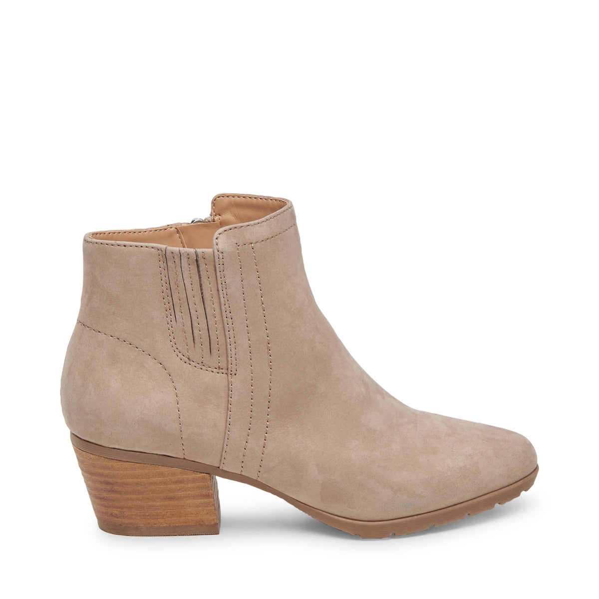 Vero Ankle Booties | Waterproof Nubuck Leather, Block Heel 2