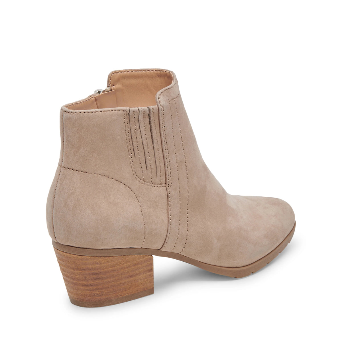 Vero Ankle Booties | Waterproof Nubuck Leather, Block Heel 4