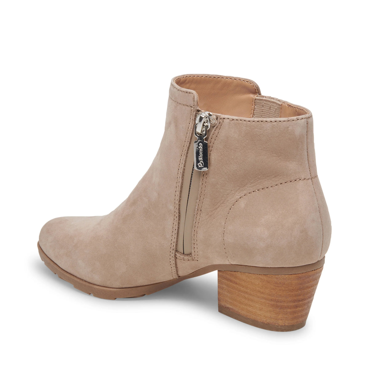 Vero Ankle Booties | Waterproof Nubuck Leather, Block Heel 5