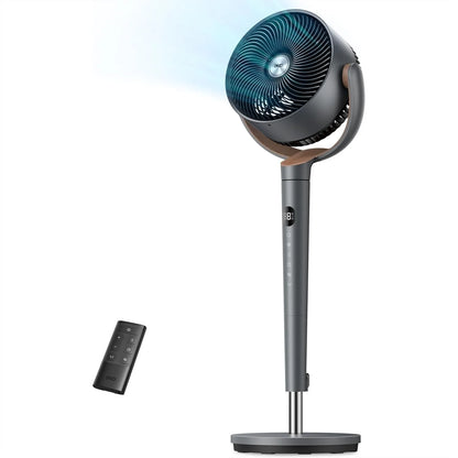 Versatile Oscillating Standing Fan with 9 Speeds & 120° Coverage | Ultra-Quiet DC Motor for Comfortable Airflow 0