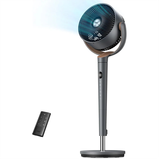 Versatile Oscillating Standing Fan with 9 Speeds & 120° Coverage | Ultra-Quiet DC Motor for Comfortable Airflow 0