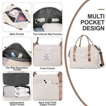 Versatile Travel Backpack | Large Lightweight Bag with Multiple Compartments | Ideal for Weekend Getaways and Hospital Visits 1