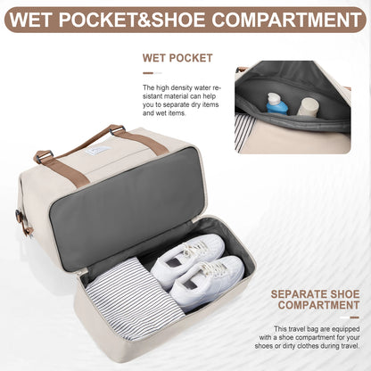 Versatile Travel Backpack | Large Lightweight Bag with Multiple Compartments | Ideal for Weekend Getaways and Hospital Visits 2